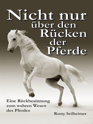 cover image of Nicht nur über den Rücken der Pferde